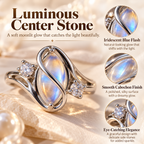 Lunara™ Luminous Moonstone Wrap Ring Last Day Sale-90% OFF🔥