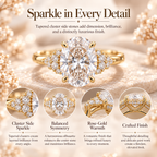 The Eternal Celeste Oval Diamond Ring| A Classic Symbol of Love & Luxury Last Day Sale-90% OFF🔥