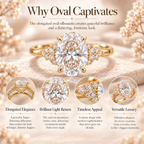 The Eternal Celeste Oval Diamond Ring| A Classic Symbol of Love & Luxury Last Day Sale-90% OFF🔥