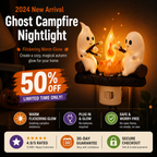 Ghost Campfire Halloween Night Light – Create A Cozy Magical Autumn Glow For Your Home-Last Day Sale-50% OFF🔥