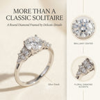 The Floral Diamond Ring That Makes Every Moment Feel Extraordinary Last Day Sale-90% OFF🔥