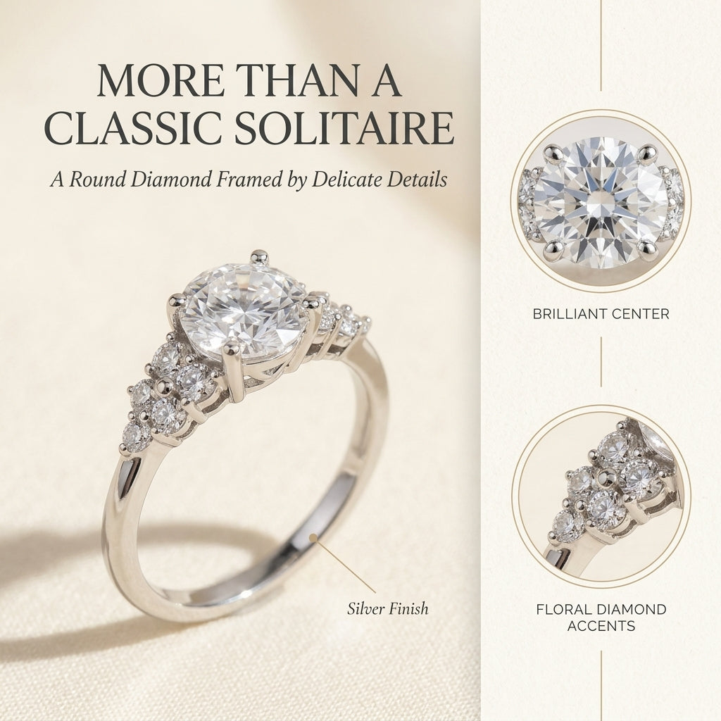 The Floral Diamond Ring That Makes Every Moment Feel Extraordinary Last Day Sale-90% OFF🔥