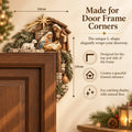 ✨Last Day 50% OFF✨✝️ Christmas Nativity Door Frame Corner Decor – Holy Family Nativity Door Frame Corner Décor 🎄 ⭐