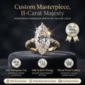 The "Chronos" 14K Gold Marquise Ring with Floral Petal Basket Last Day Sale-90% OFF🔥