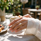 The "Evangeline" Marquise Botanical Vine & Petal Hidden Halo Ring Last Day Sale-90% OFF🔥