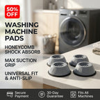 🔥50% OFF Last Day Sale Heavy-Duty Anti-Vibration Washing Machine Pads | Noise Reduction & Easy Cleaning Base (4-Pack)