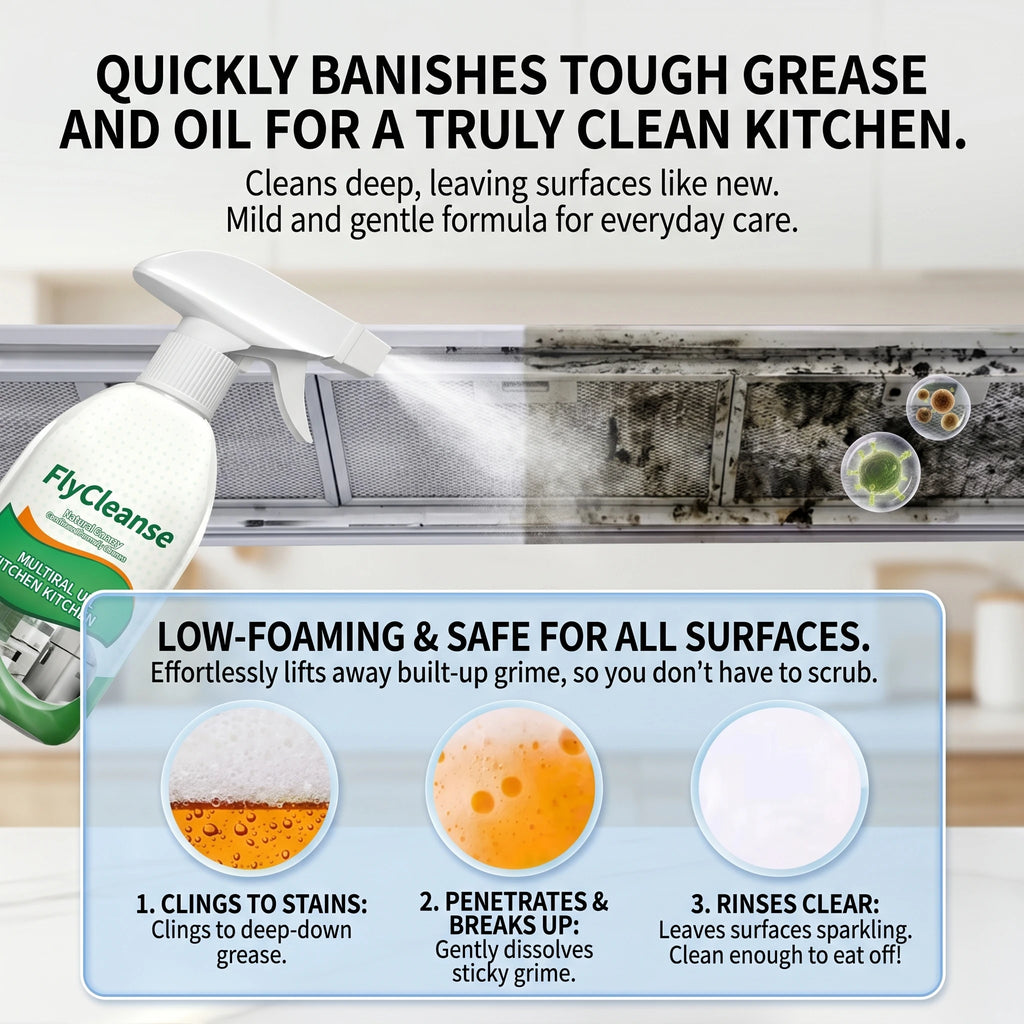 🔥50% OFF Last Day Sale | Premium All-in-One Appliance Cleaner | No-Scrub Grease Remover | Gentle Natural Formula