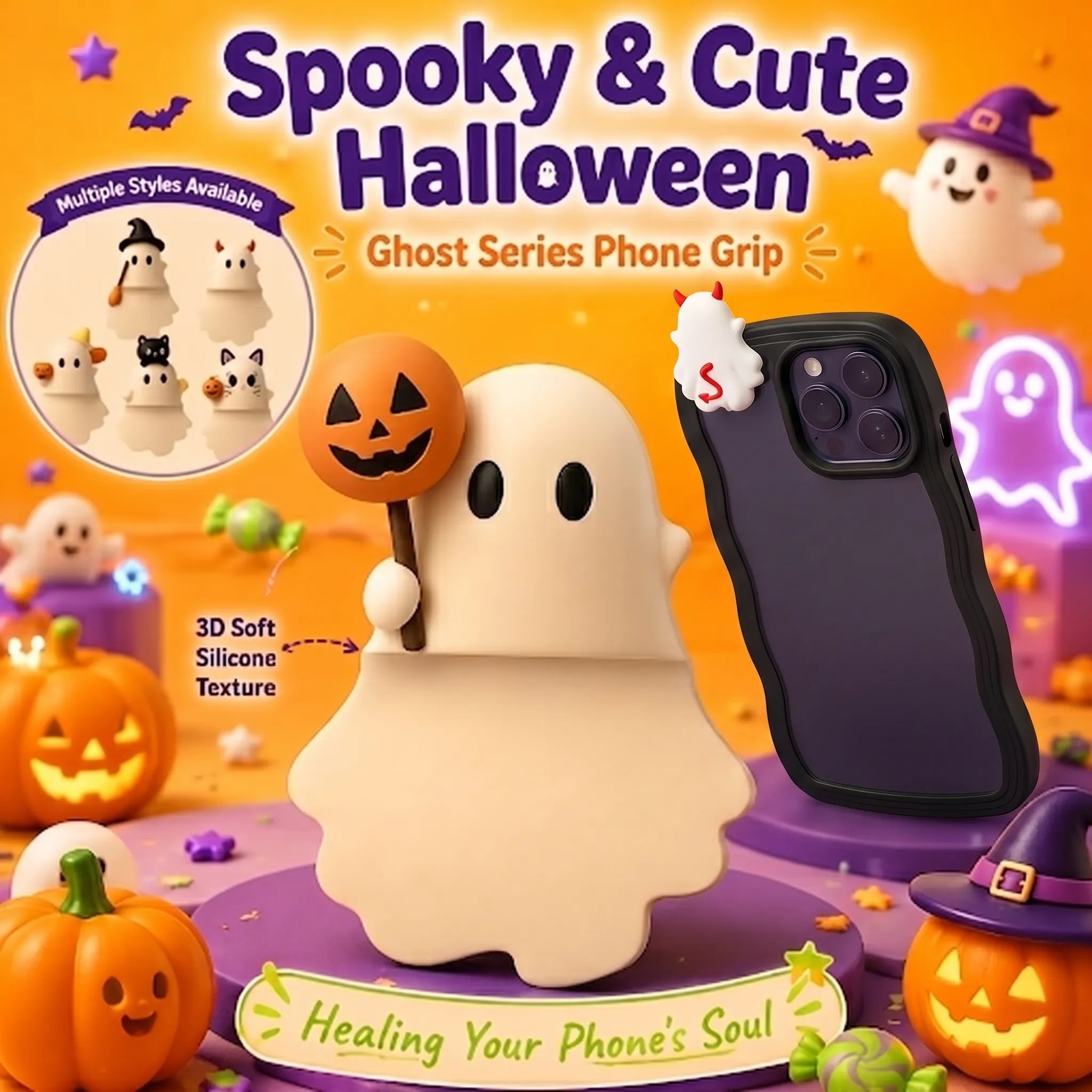 Spooky-Cute Mystery Phone Buddy & Desktop Figurine -Last Day Sale-50% OFF🔥