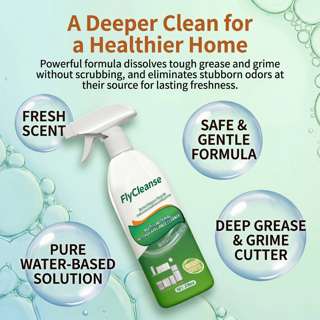 🔥50% OFF Last Day Sale | Premium All-in-One Appliance Cleaner | No-Scrub Grease Remover | Gentle Natural Formula