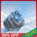 🔥50% OFF Last Day Sale Portable Waist Cooling Fan – Hands-Free Clip-On Fan with 4-Speed Wind & LED Flashlight