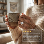 🔥90% OFF Last Day Sale |Crown Oval Diamond Ring | Everyday Luxury & 1.4ct Pavé Setting