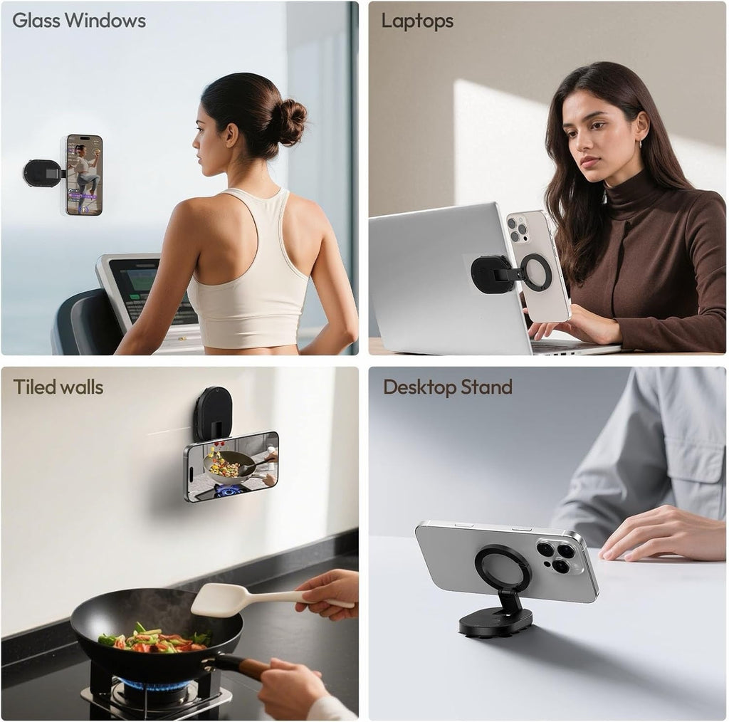 🔥50% OFF Last Day Sale Double-Sided Suction & Magnetic Phone Holder