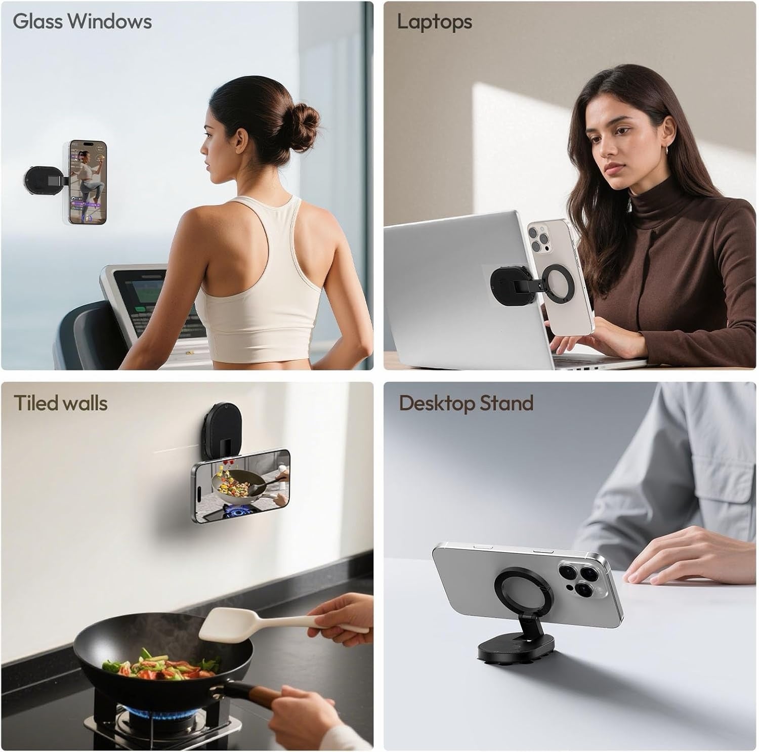 🔥50% OFF Last Day Sale Double-Sided Suction & Magnetic Phone Holder