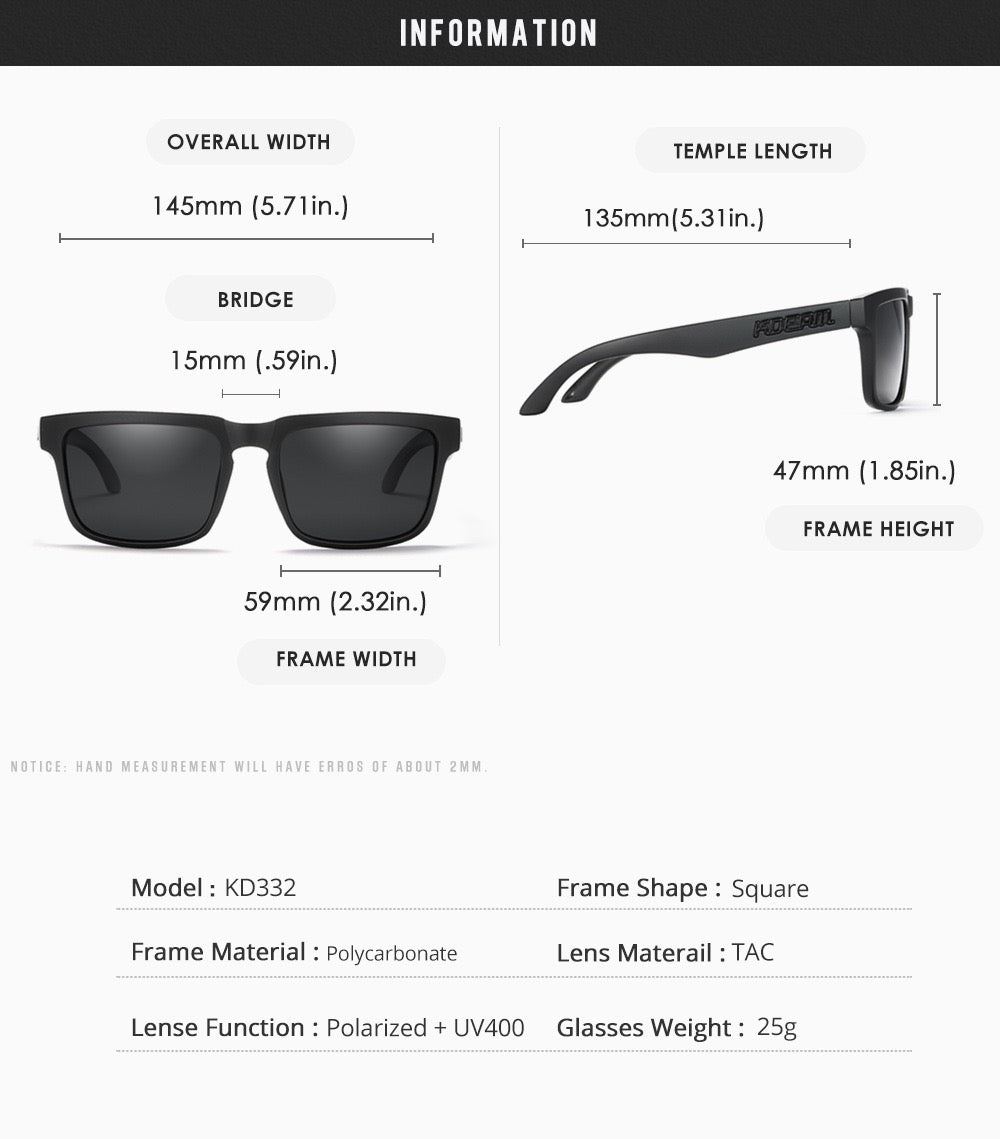 🔥50% OFF Last Day Sale Unisex Polarized Anti-Glare Outdoor Sunglasses with UV400 Protection