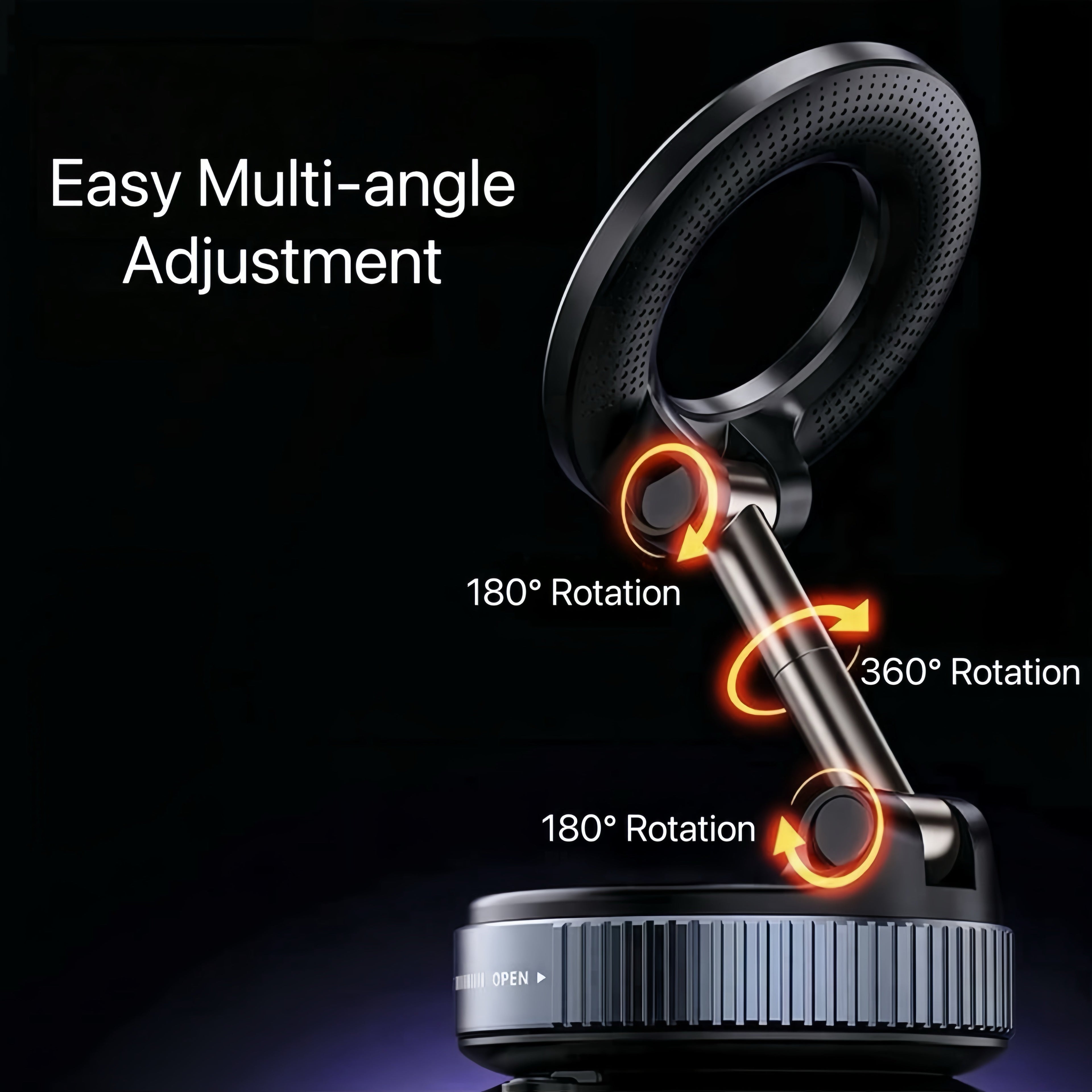 🔥50% OFF Last Day Sale 360° Magnetic Suction Phone Mount - The Ultimate Hands-Free Holder
