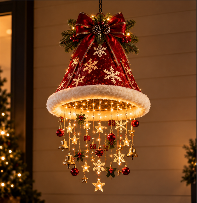 ✨Last Day 50% OFF✨Christmas Glow Hat Hanging Light – Create A Magical Holiday Atmosphere At Home