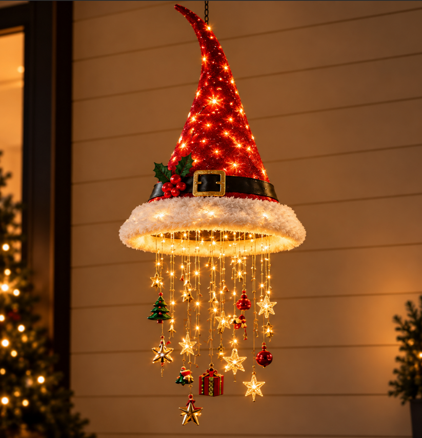 ✨Last Day 50% OFF✨Christmas Glow Hat Hanging Light – Create A Magical Holiday Atmosphere At Home