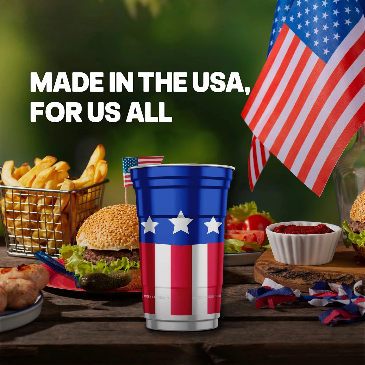 🔥50% OFF Last Day Sale Ice-Cold Reusable Aluminum Party Cups – Stackable, Dishwasher-Safe & Party-Ready