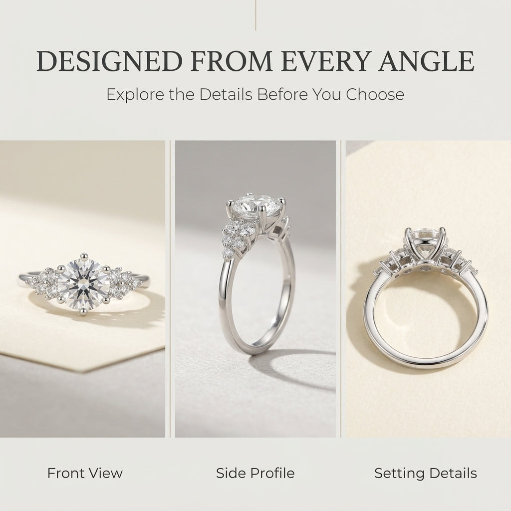 The Floral Diamond Ring That Makes Every Moment Feel Extraordinary Last Day Sale-90% OFF🔥