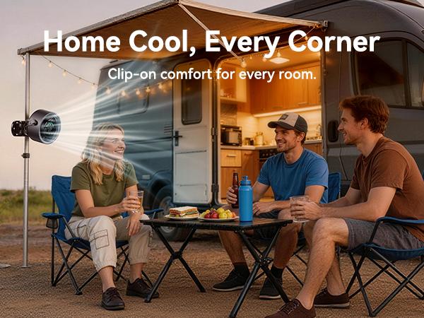 🔥50% OFF Last Day Sale Rechargeable Portable Clip on Fan-100-Speed Touch Control, LED Display, 360° Rotate Quiet Turbo Desk Fan, Small Battery Operated USB Fan for Stroller Bed Travel Camping Golf Gym