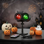 Dual-Lens Holographic Halloween Projector – 30-Second Plug & Play Ghost & Skull Light for Indoor & Outdoor Decor