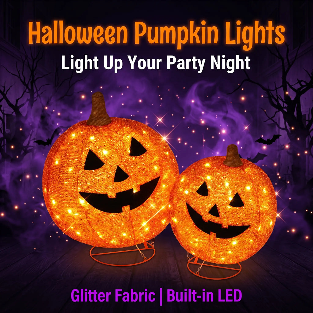 Elegant Fall Pumpkin Lights Decoration – Easy Pop-Up LED Porch Decor for a Cozy Holiday Home-Last Day Sale-50% OFF🔥