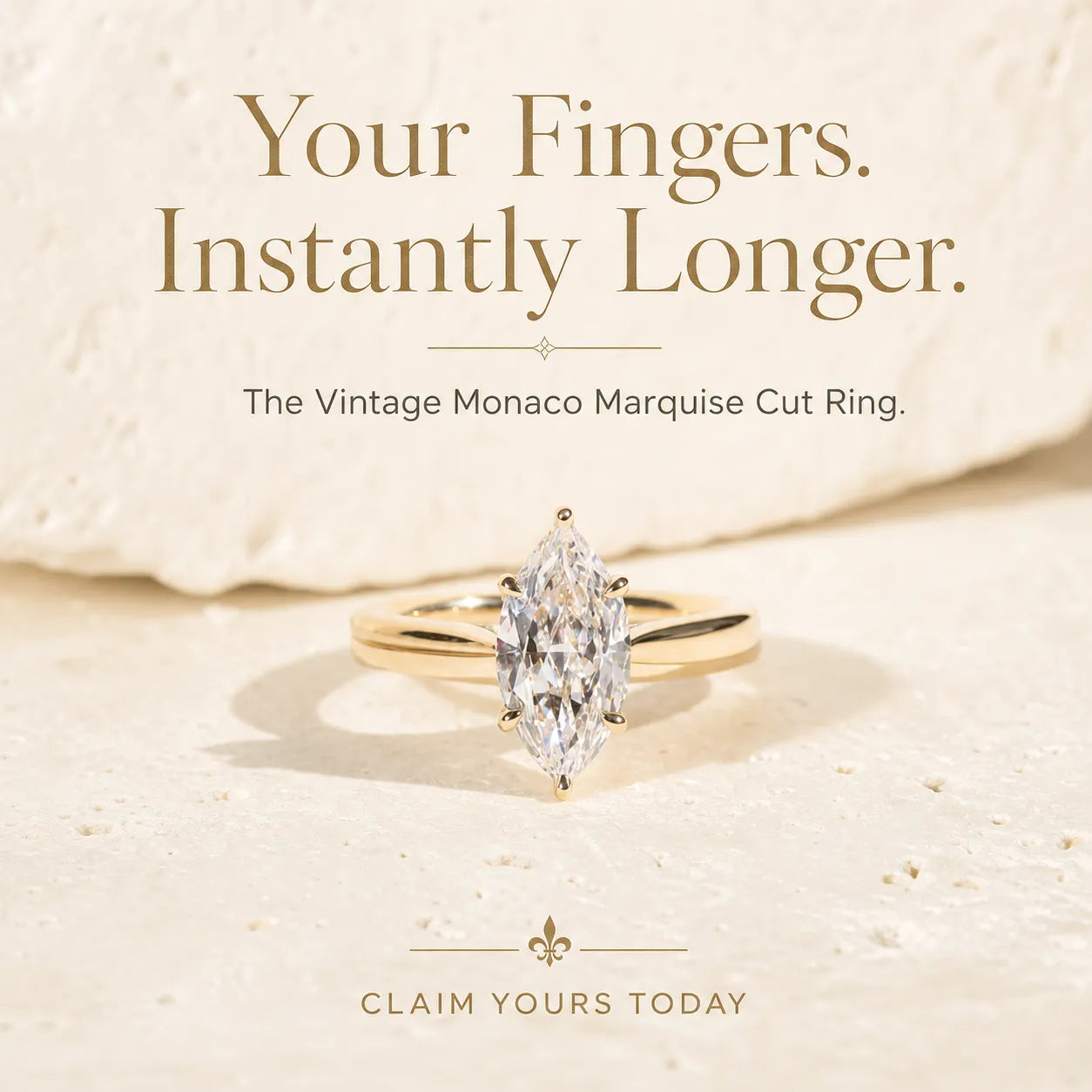🔥90% OFF Last Day Sale Vintage Marquise Diamond Ring – Elegant Sparkle That Makes Every Hand Look Beautiful
