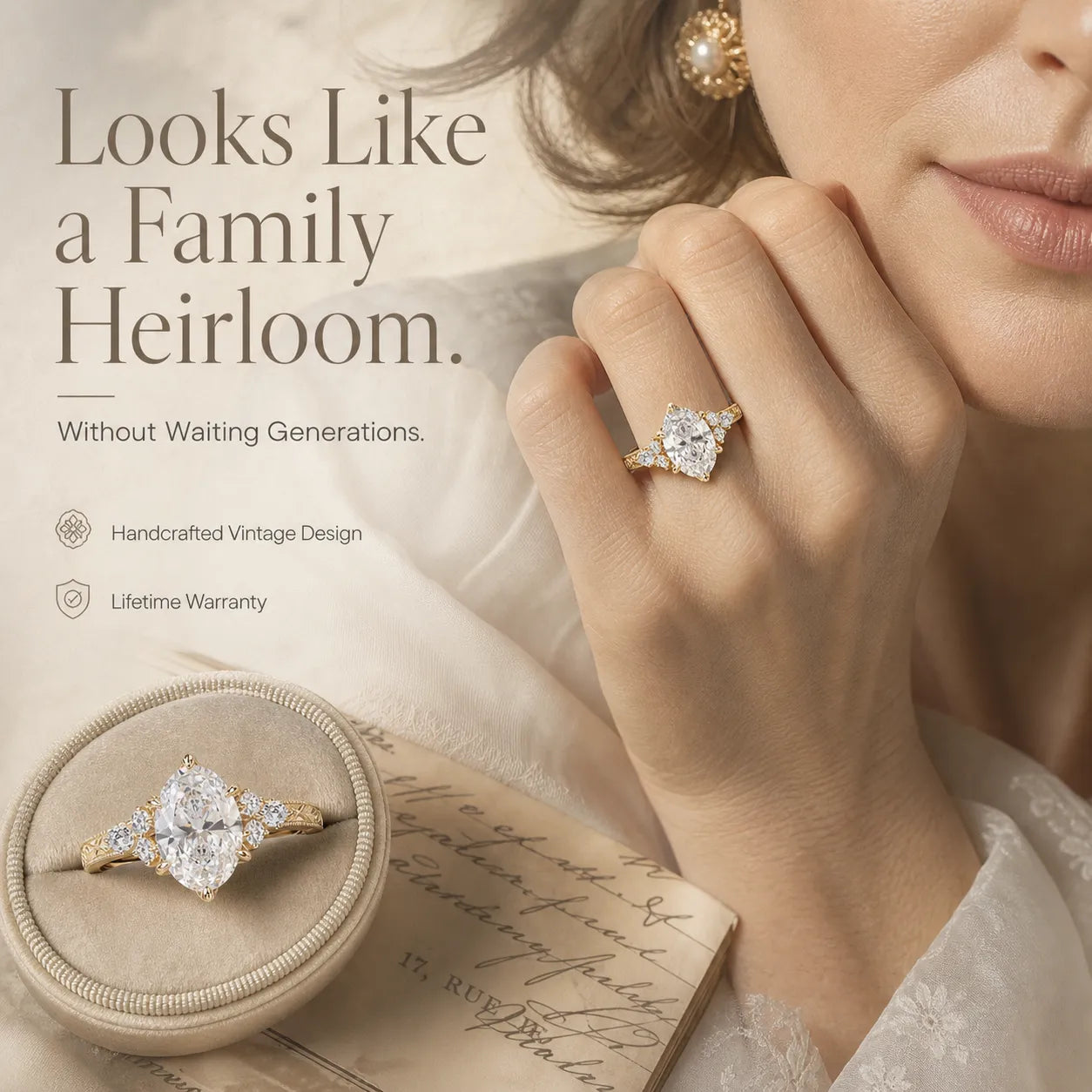 🔥90% OFF Last Day Sale Looks Like a Priceless Heirloom-Sparkles Like a Dream.
