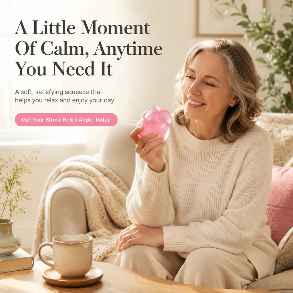 Stress-Relief Squeeze Toy—A soft, slow-rebound relaxation toy for adults.