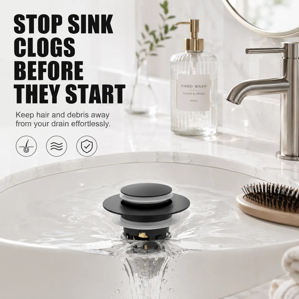 Never Deal With A Clogged Sink Again — The Easy 3-in-1 Drain Upgrade That Keeps Your Bathroom Clean & Flowing