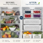 Large Fruit Containers — The Simple Secret To A Cleaner, Fresher Fridge