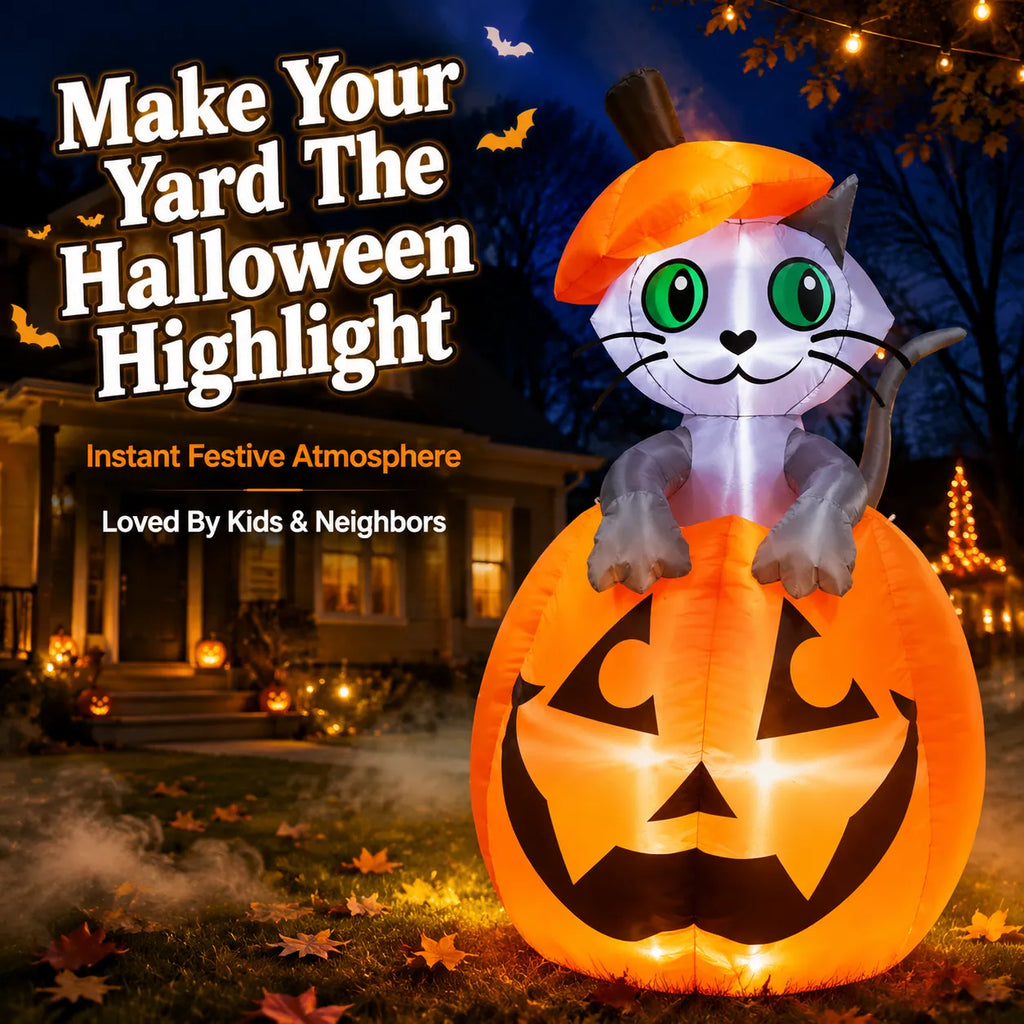 Giant Halloween Inflatable Yard Decoration – Create A Spooky Outdoor Display Everyone Loves