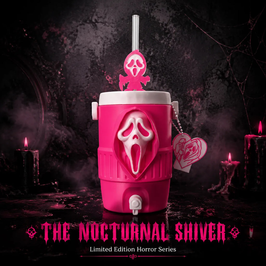 Horror Themed 12oz Can Holder with Lid and Straw, Double-Wall Vacuum Insulated Stainless Steel Tumbler for Cans and Cold Drinks
