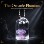 The Oceanic Phantom | Hand-Preserved Real Jellyfish Wet Specimen in Glass Vial