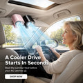 360° Car Vent Cooling Fan with LED Display