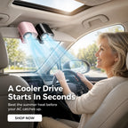 360° Car Vent Cooling Fan with LED Display