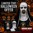 The Nun Ultimate Halloween Scare Mask – Create Unforgettable Screams Without Makeup-Last Day Sale-50% OFF🔥
