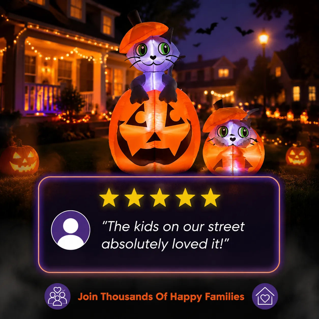 Giant Halloween Inflatable Yard Decoration – Create A Spooky Outdoor Display Everyone Loves