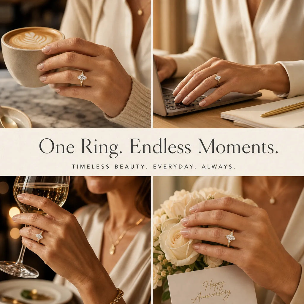 🔥90% OFF Last Day Sale Vintage Marquise Statement Ring – Timeless Elegance for Every Occasion
