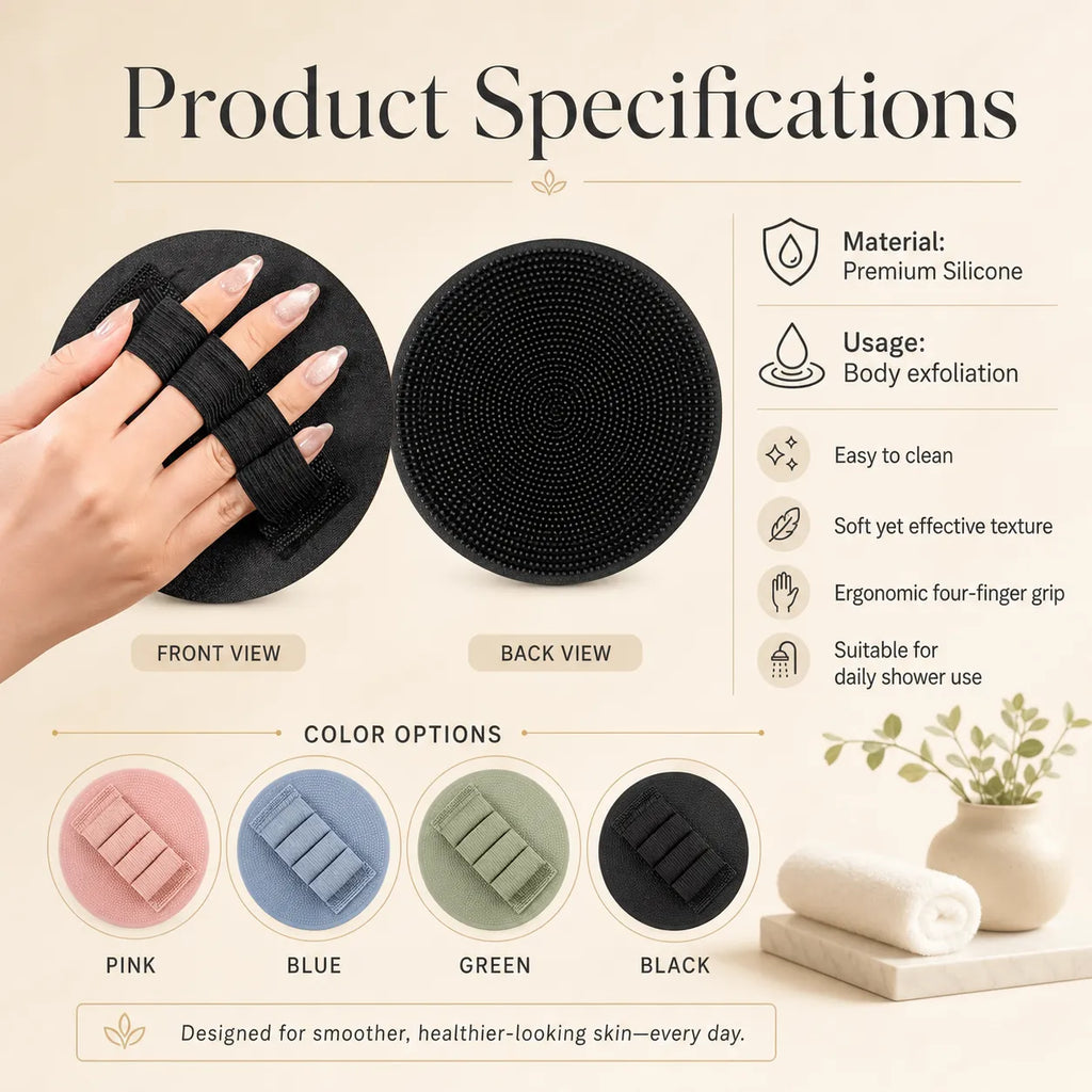 Soft Silicone Body Exfoliating Brush