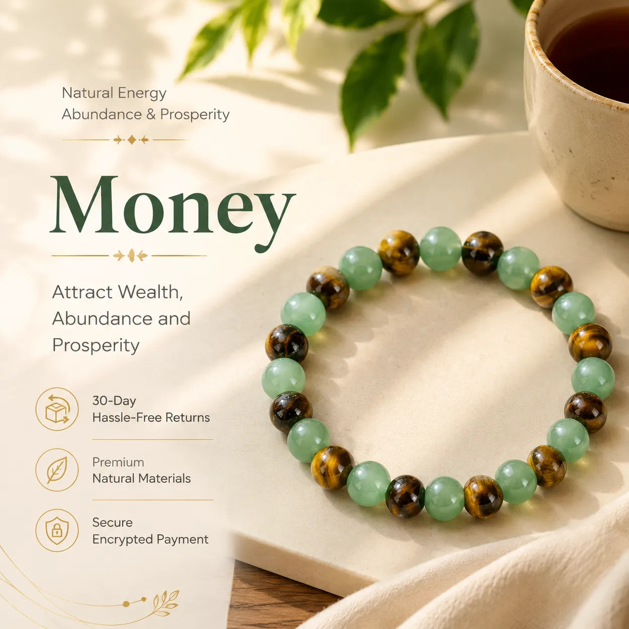 Lucky Aura Crystal Bracelet — A Beautiful Daily Reminder Of Confidence, Abundance & Positive Energy