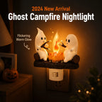 Ghost Campfire Halloween Night Light – Create A Cozy Magical Autumn Glow For Your Home-Last Day Sale-50% OFF🔥