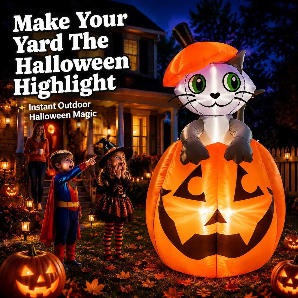 Giant Halloween Inflatable Yard Decoration – Create A Spooky Outdoor Display Everyone Loves