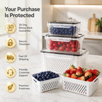 Large Fruit Containers — The Simple Secret To A Cleaner, Fresher Fridge