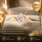 🔥90% OFF Last Day Sale Vintage Marquise Diamond Ring – Elegant Sparkle That Makes Every Hand Look Beautiful