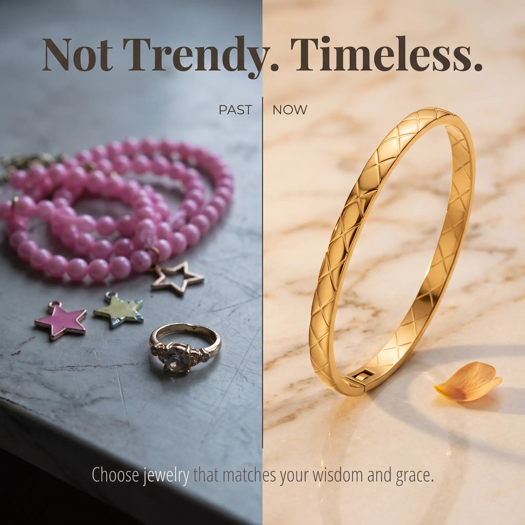 Classic Luxury Textured Bracelet—Elegant everyday jewelry designed for the transformed you.
