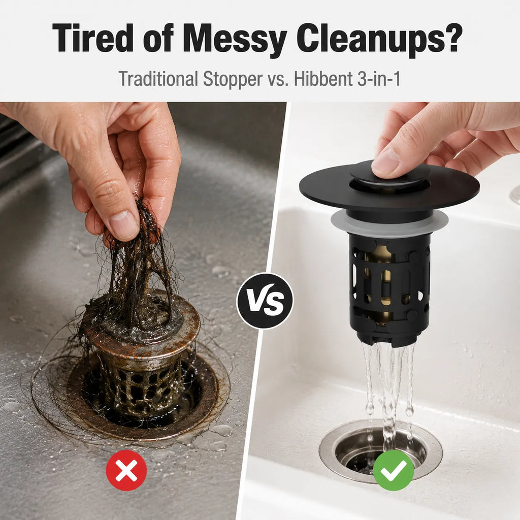 Never Deal With A Clogged Sink Again — The Easy 3-in-1 Drain Upgrade That Keeps Your Bathroom Clean & Flowing