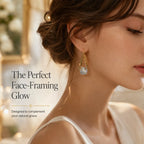 Luxury Gift-Ready Brilliant-Cut Stone Hoop Earrings | Premium Hypoallergenic Lightweight Design for Women-Last Day Sale-90% OFF🔥