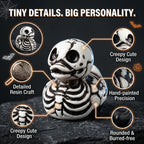 Spooky Ghost Duck Resin Figurine – Cute Halloween Desk Decor, Creepy Cute Mini Statue for Home, Office & Shelf-Last Day Sale-50% OFF🔥