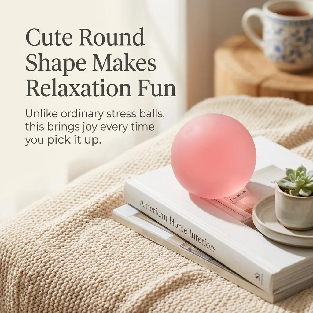 Stress-Relief Squeeze Toy—A soft, slow-rebound relaxation toy for adults.